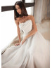 Classic Ivory Organza Tea Length Wedding Dress Classic Ivory Organza Tea Length Wedding Dress